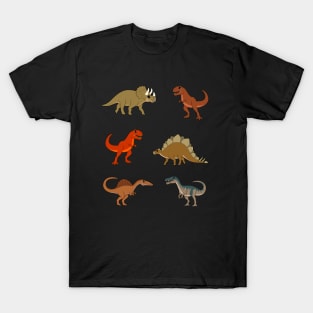 Different Types Of Dinosaurs T-Shirt